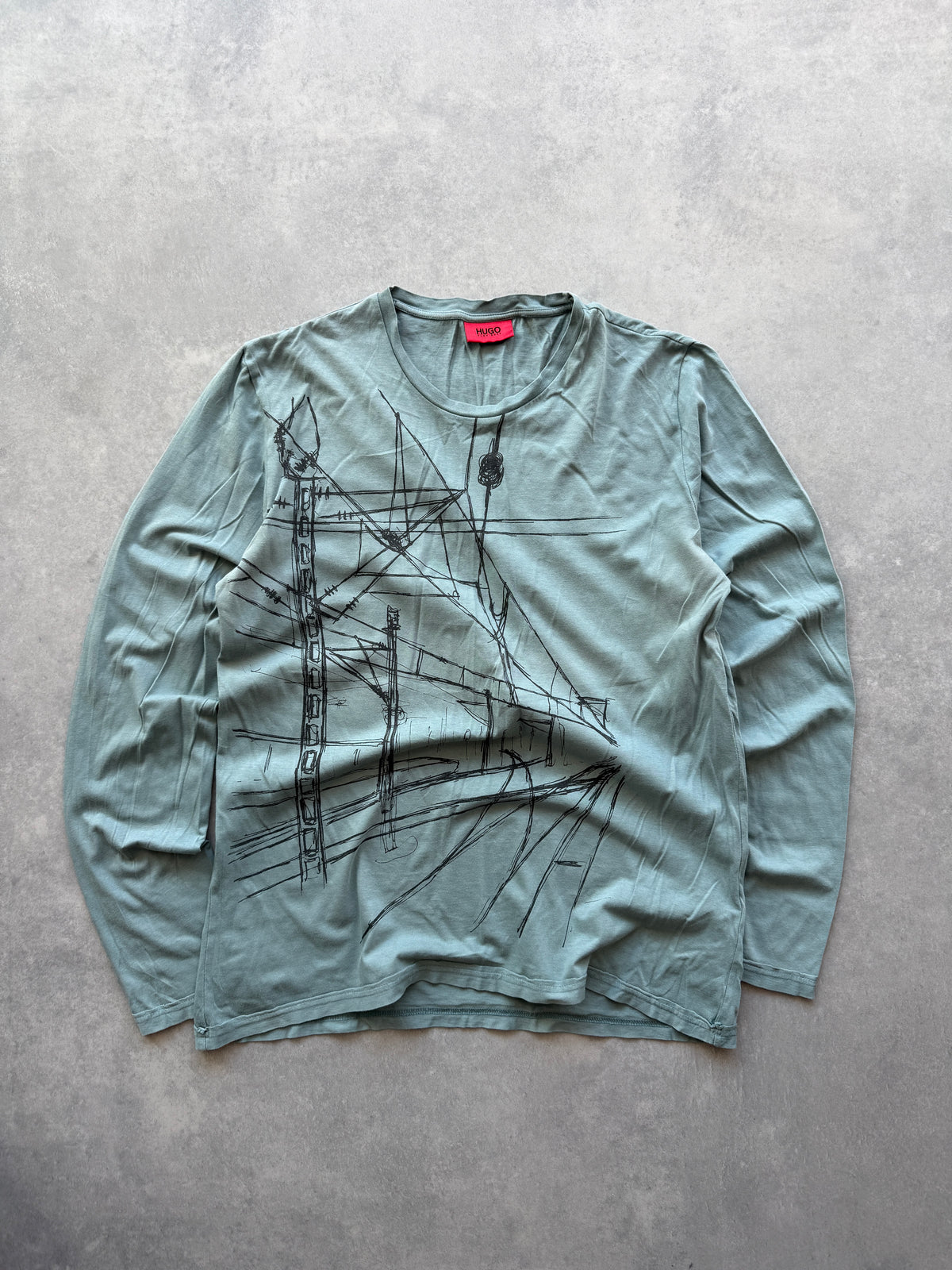 Hugo Boss muška slim fit retro majica (L)