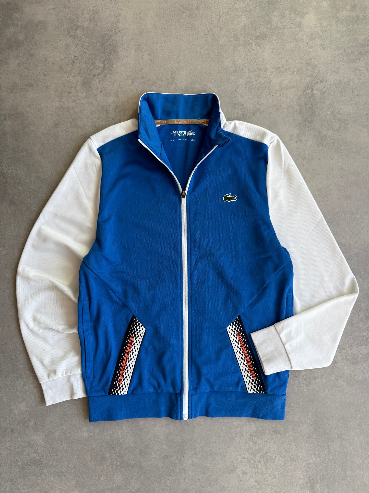 Lacoste muška plava zip up dukserica (S)