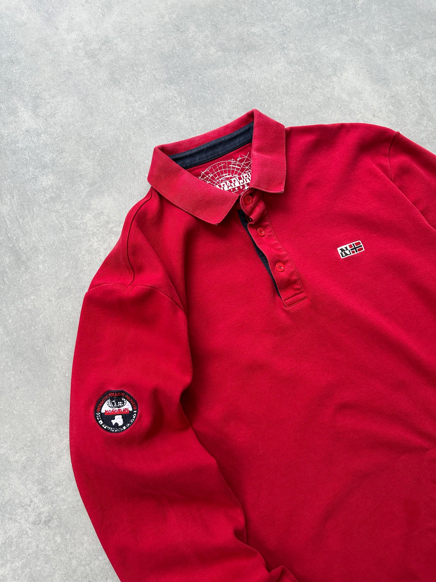 Napapijri muška crvena polo majica (M)