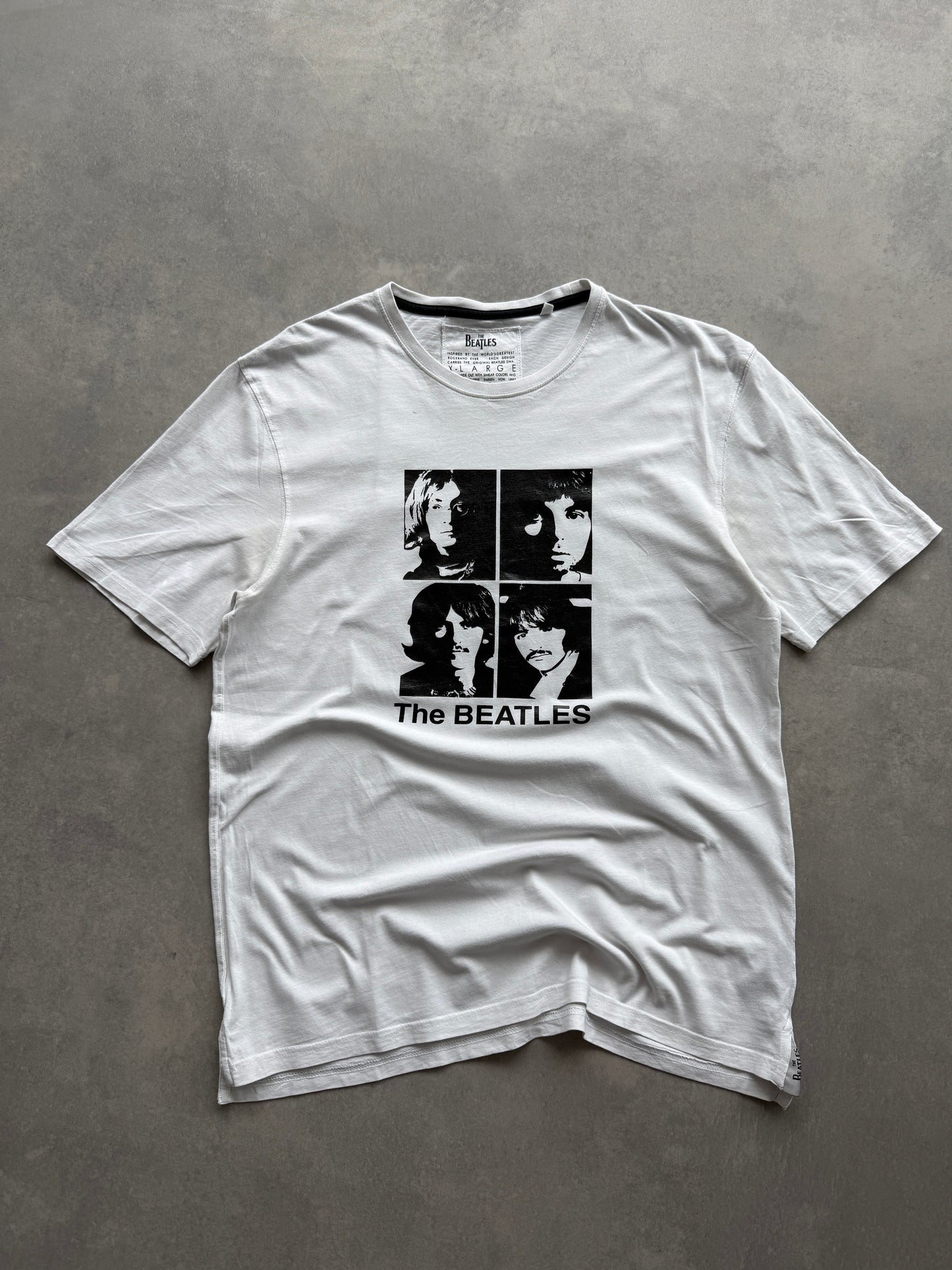 The Beatles muška bijela majica (XL)