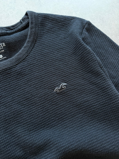 Hollister Y2K muška crna majica (M)