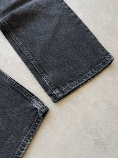 Levis 505 vintage 90s muške crne farmerke (33x30)
