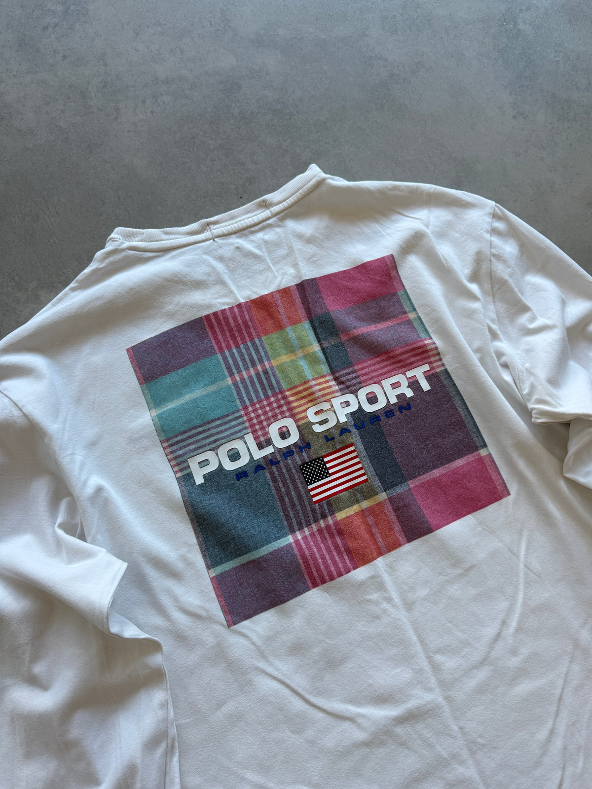 Polo Sport Ralph Lauren muška vintage bijela majica (S)