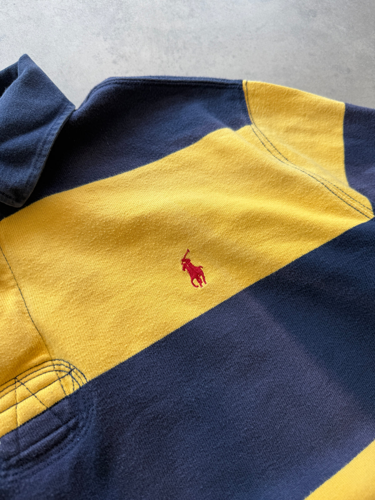 Polo by Ralph Lauren vintage muška prugasta rugby polo dukserica (XXL)