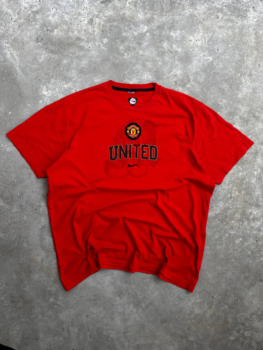 Nike x MUFC 2000s middle swoosh muška vintage majica (XL)