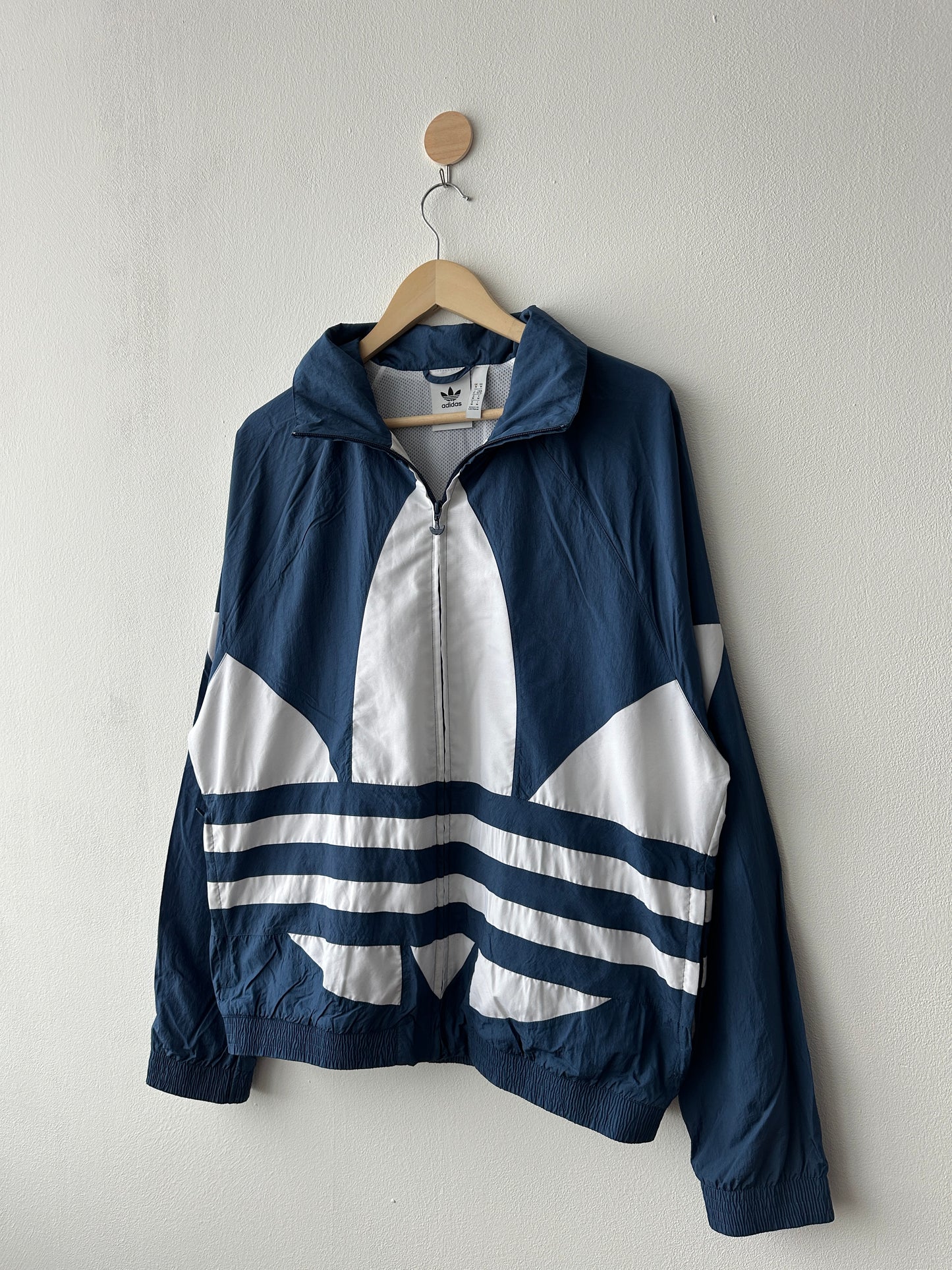 Adidas muška plava šuškava dukserica (M)