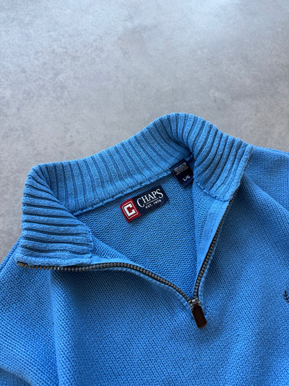 Chaps Ralph Lauren vintage muški 1/4 zip džemper (L)