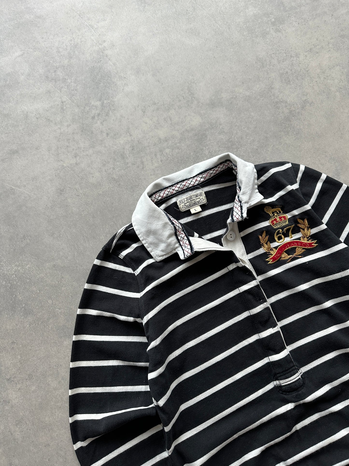 Polo Jeans Company Ralph Lauren ženska crna polo majica (L)