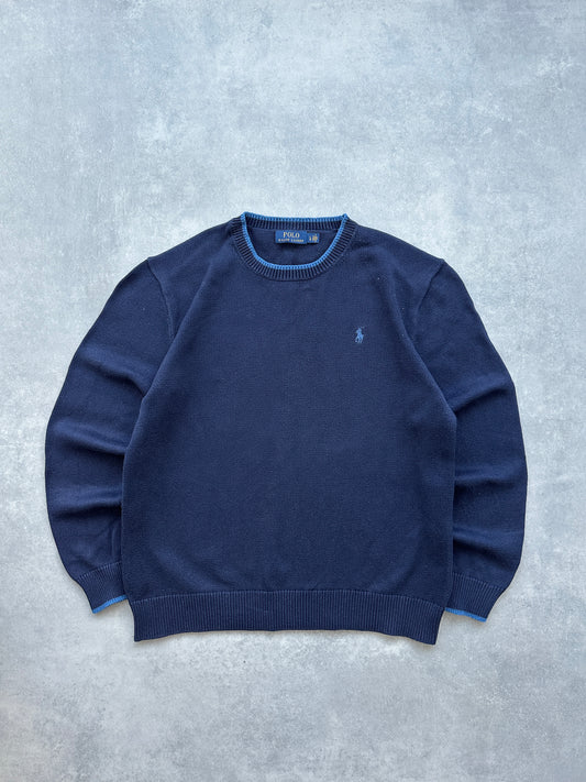 Polo by Ralph Lauren muški navy plavi džemper (L)