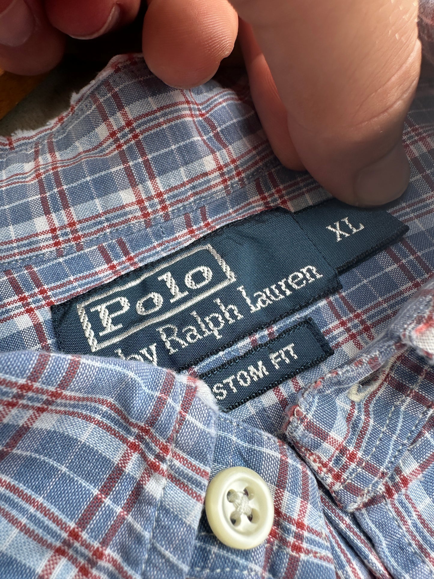 Polo by Ralph Lauren boxy fit 90s muška košulja (XL)