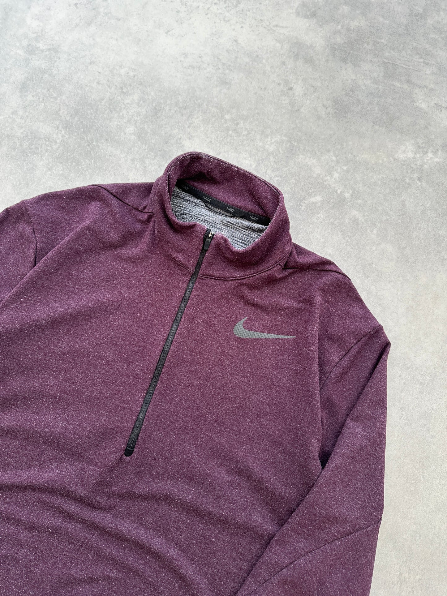 Nike Dri Fit 1/4 zip ljubicasta muška sportska dukserica (M)