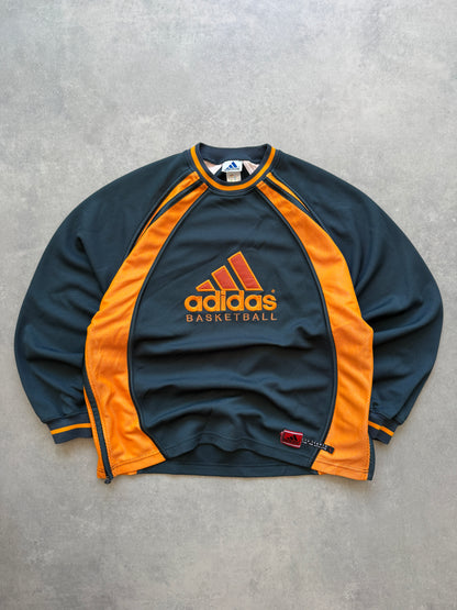 Adidas basketball vintage muška oversized dukserica (L)