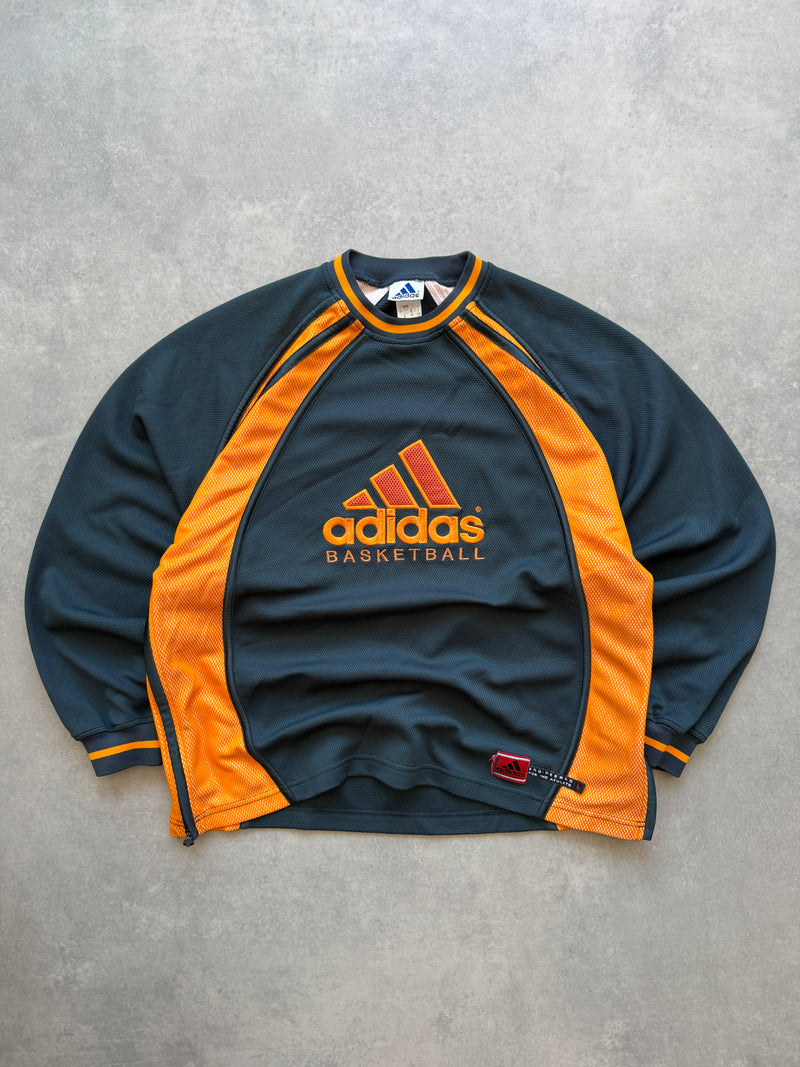 Adidas basketball vintage muška oversized dukserica (L)