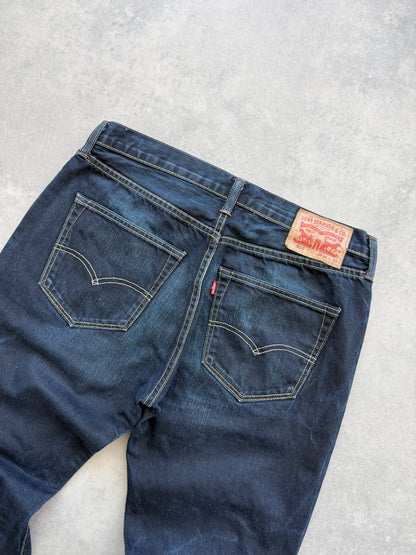 Levis 501 muške tamno plave farmerke (34x30)
