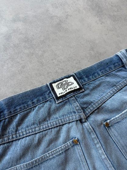 Pelle Pelle vintage 90s muški teksas šorc (L)