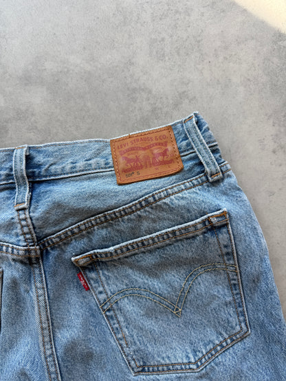 Levis 501 Slim ženske plave farmerke (28x28)