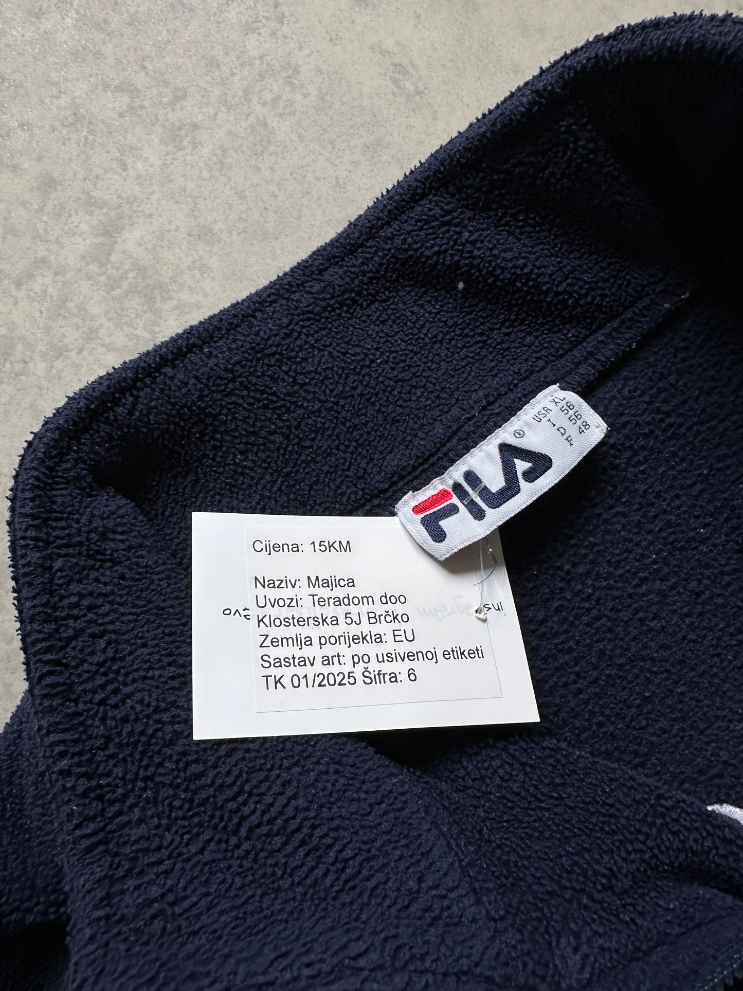 Fila 90s 1/4 zip muška fleece dukserica (XL)