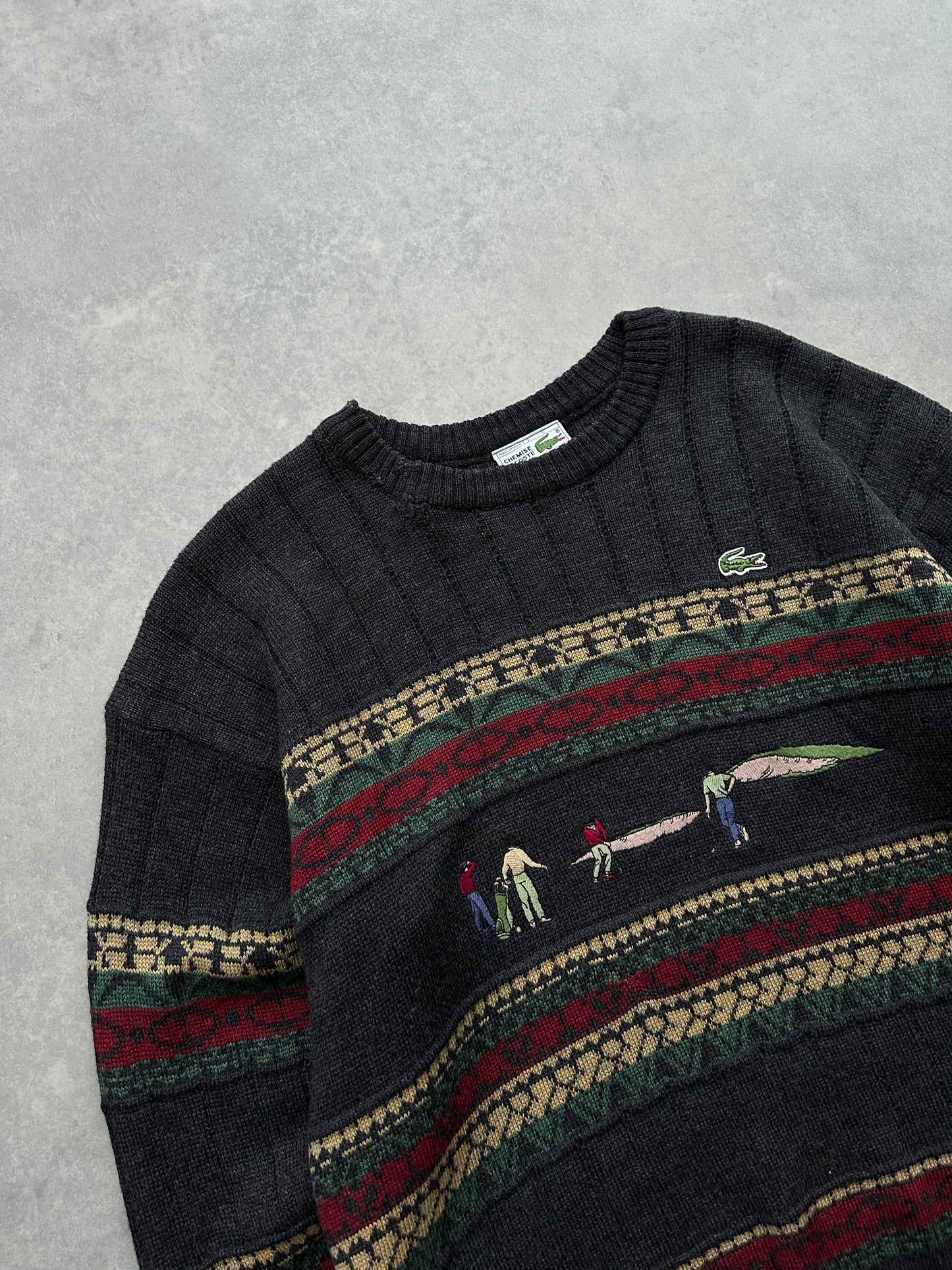 Lacoste vintage muški džemper (L)