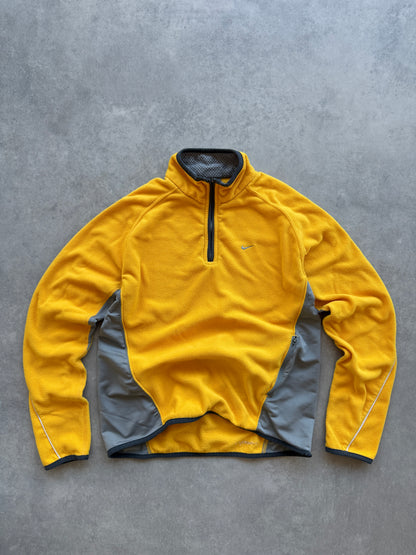 Nike 2000s ženska 1/4 zip fleece dukserica (S)