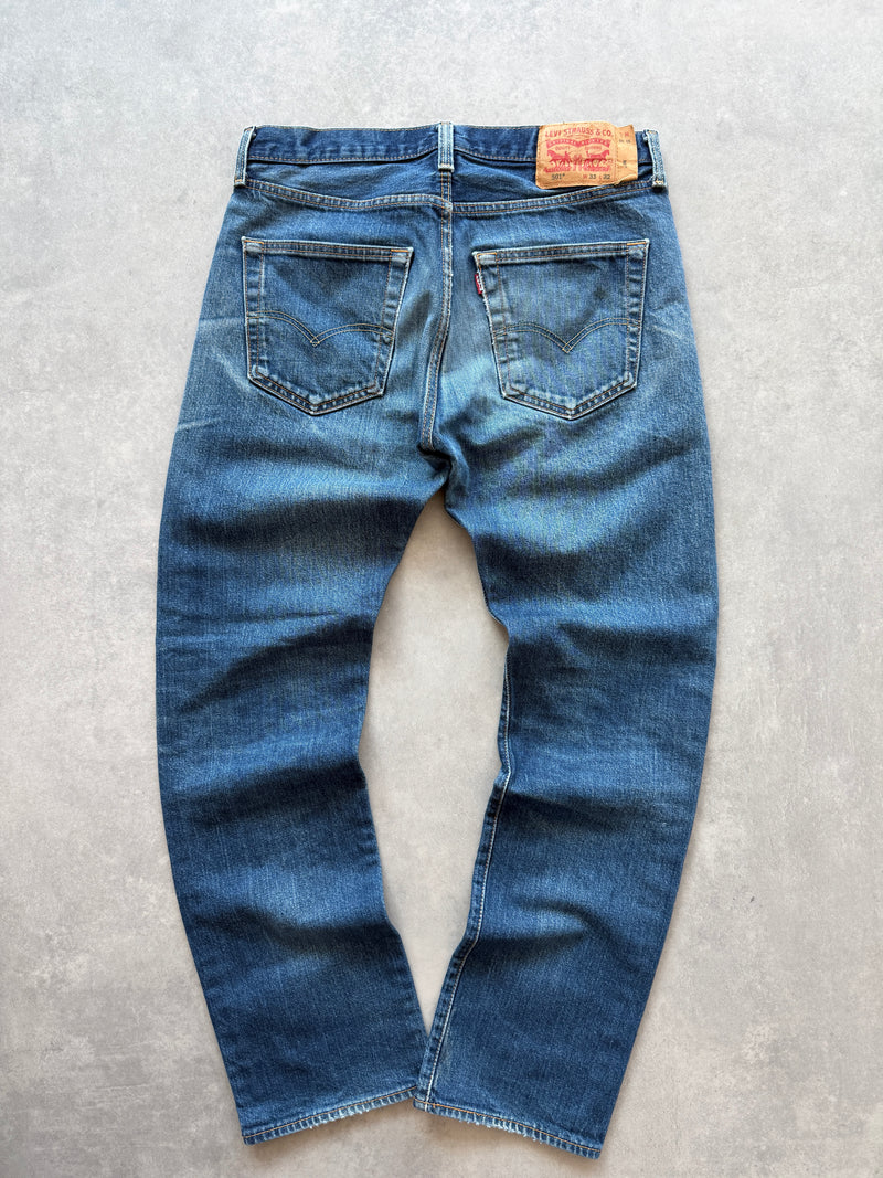 Levis 501 muške plave farmerke (33x32)