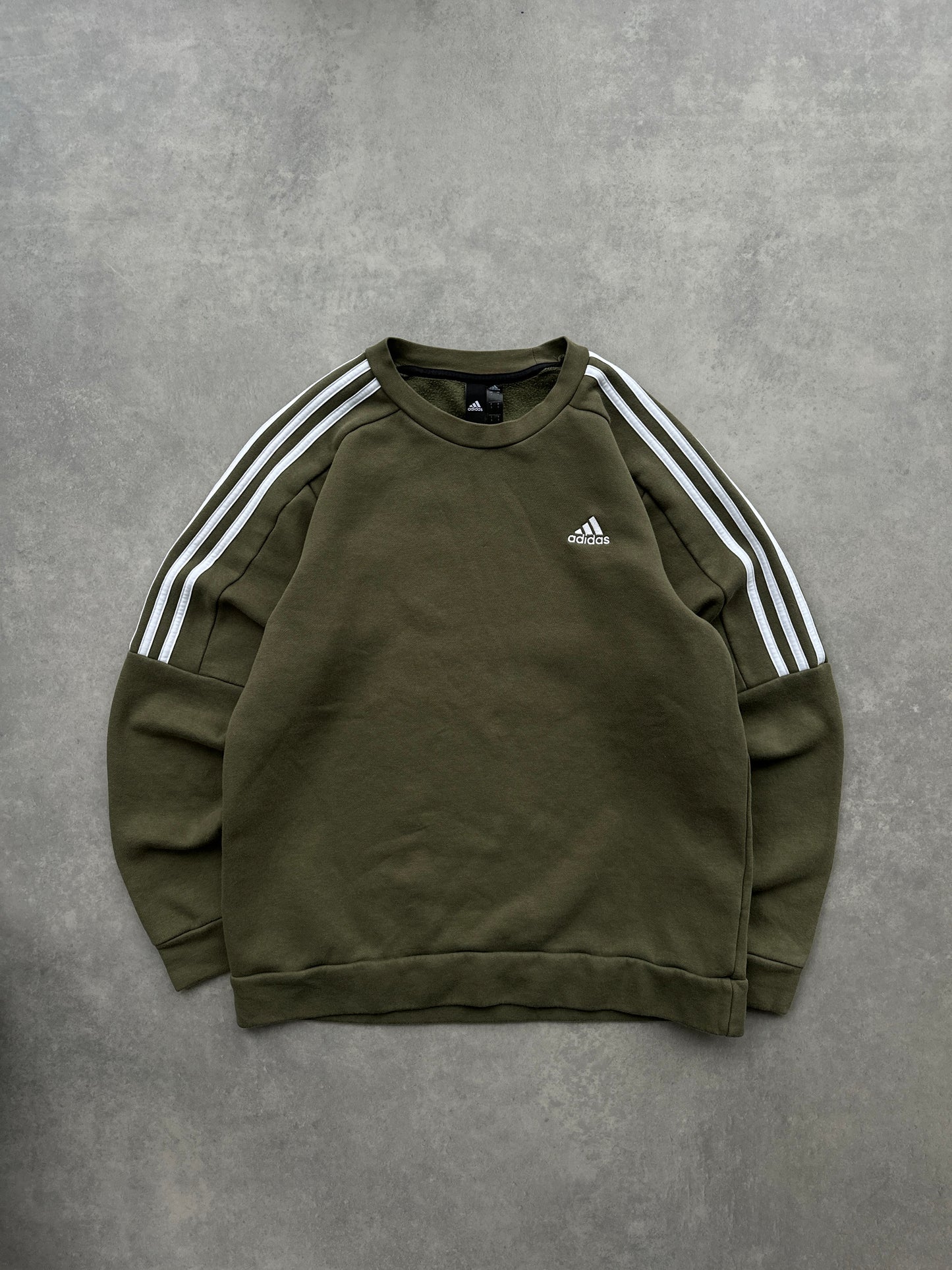 Adidas basic muška zelena dukserica (S)