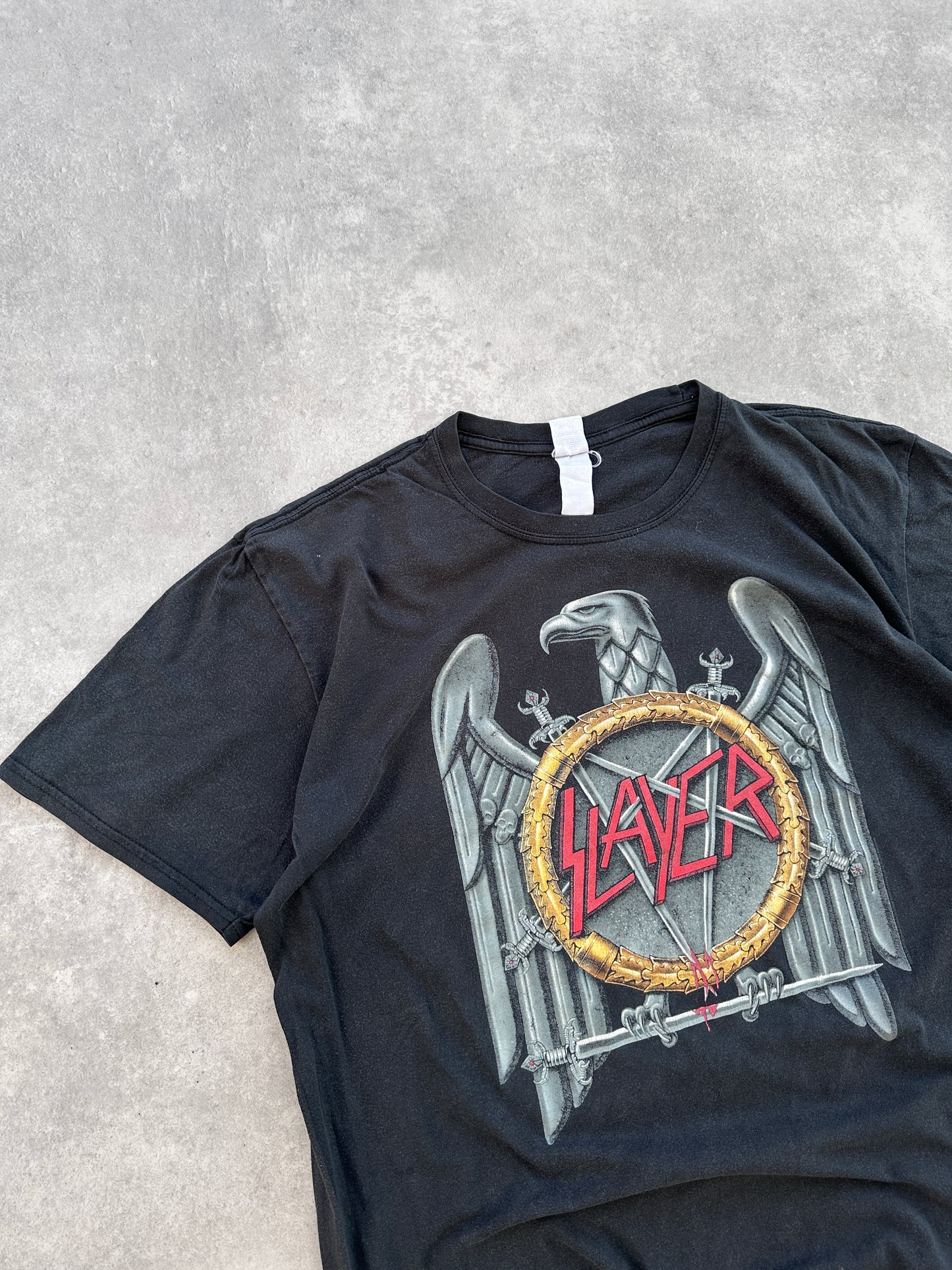 Slayer muska crna bend majica (XL)