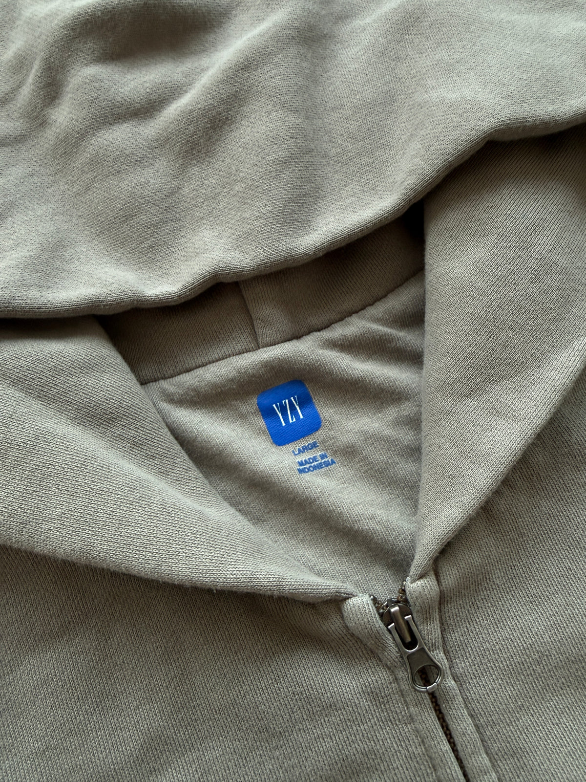 Yeezy x Gap Light Grey Zip - Up muška dukserica (L)