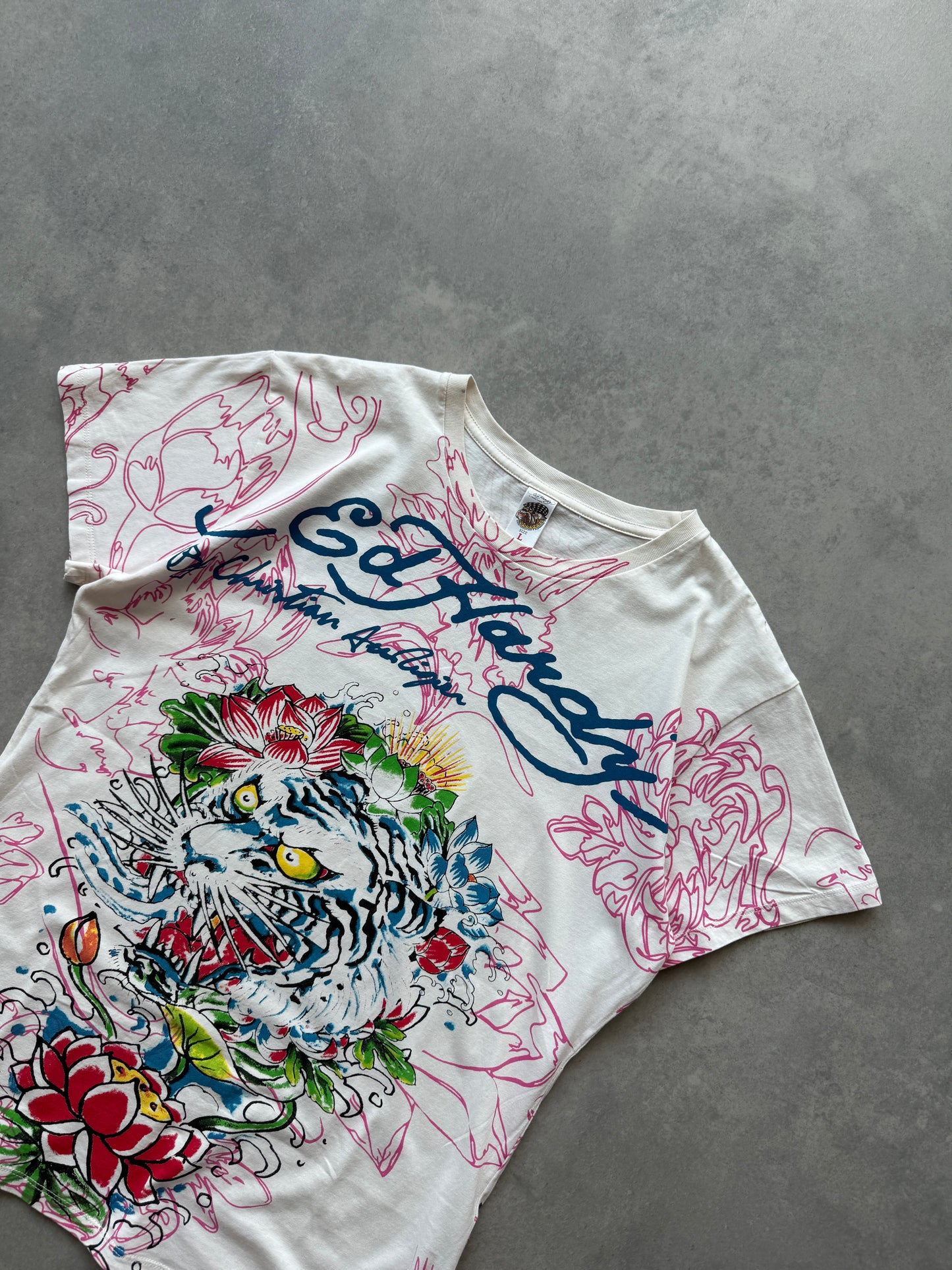 Ed Hardy Y2K ženska AOP majica (L)