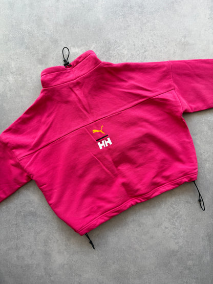 Puma x Helly Hansen ženska roza crop dukserica (L)