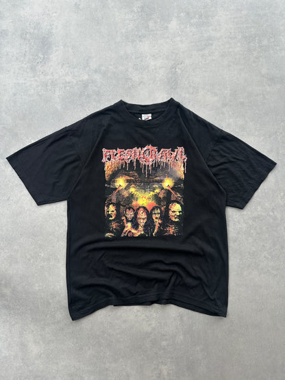 Fleshcrawl vintage muška bend majica (XL)