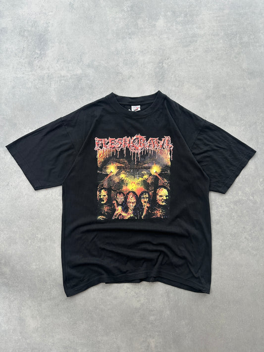 Fleshcrawl vintage muška bend majica (XL)