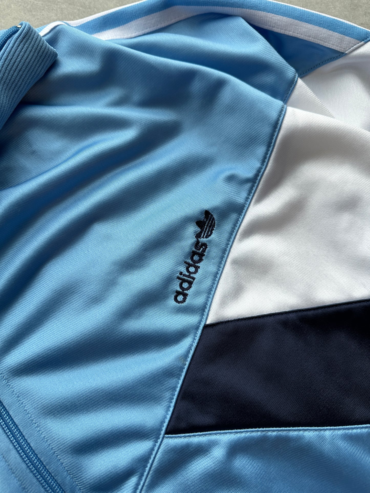 Adidas vintage 80s muška plava dukserica (L)