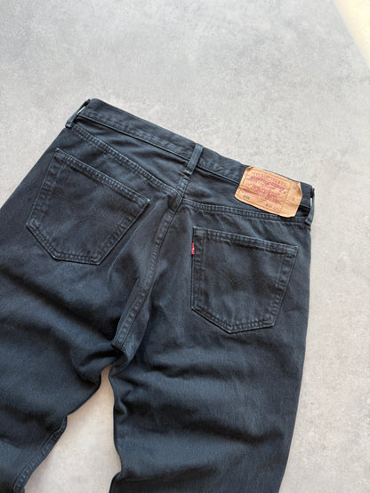 Levis 501 muške crne farmerke (34x34)