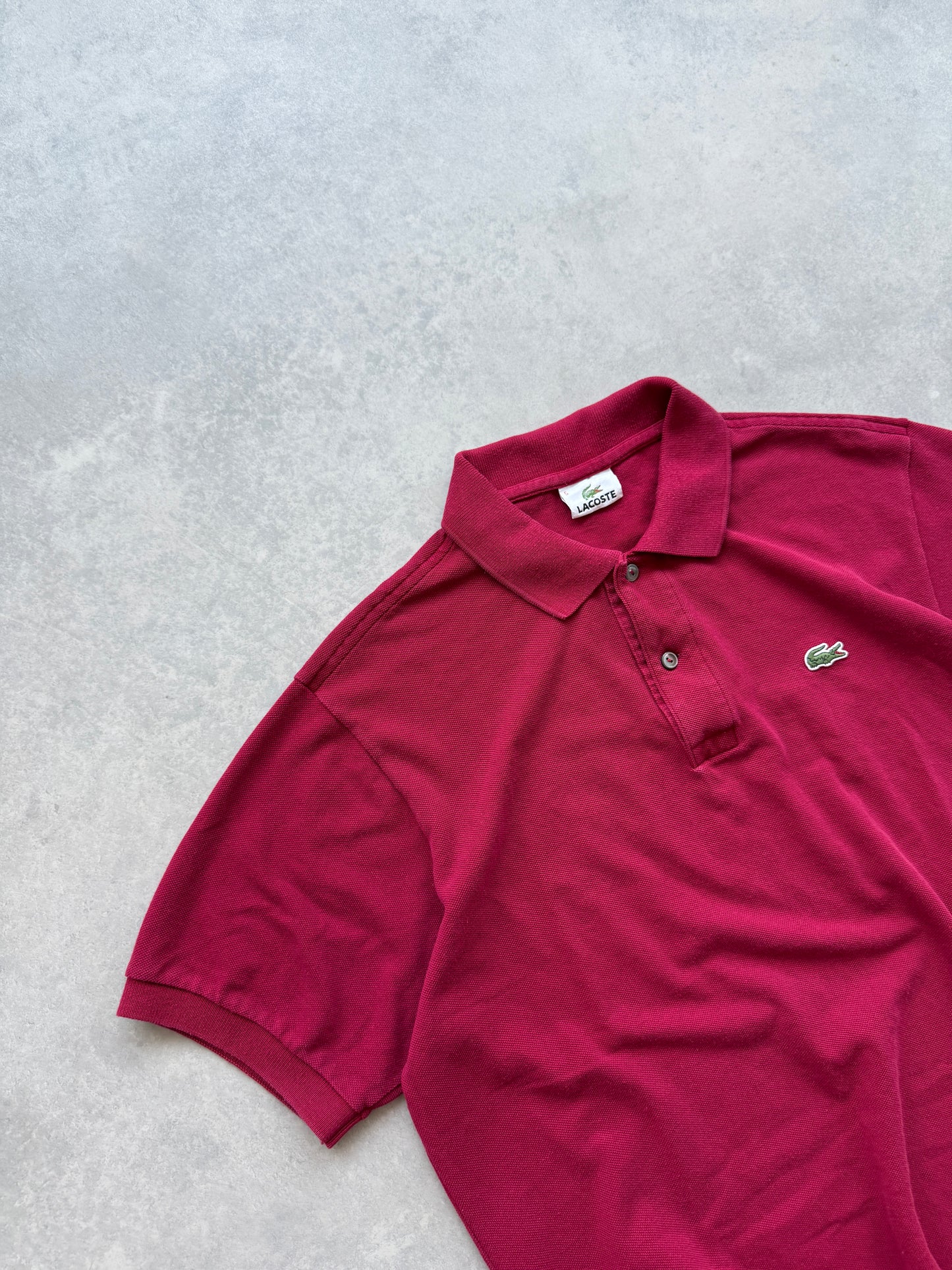 Lacoste retro muška bordo polo majica (L)