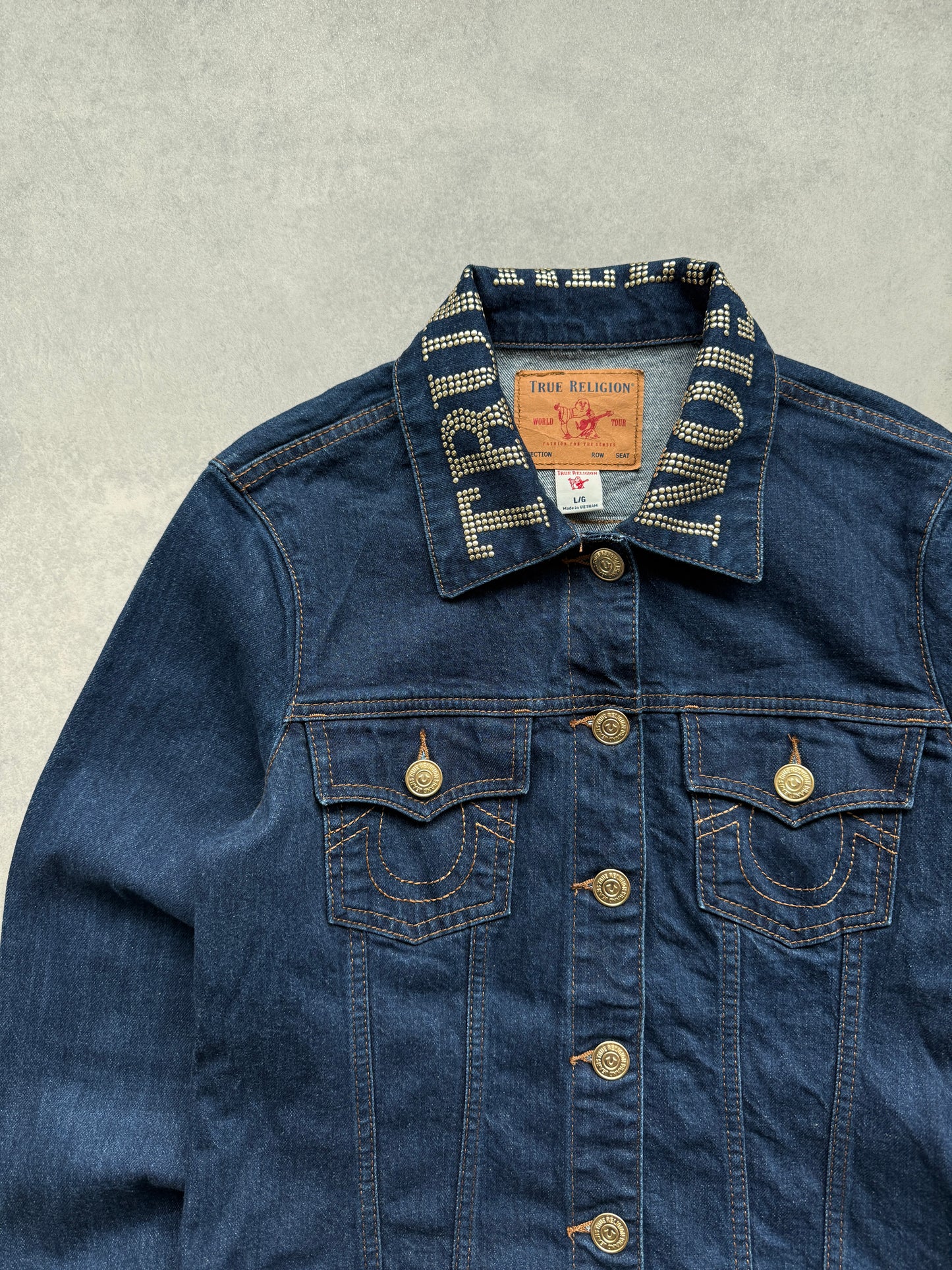 True Religion retro ženska slim fit teksas jakna (L)