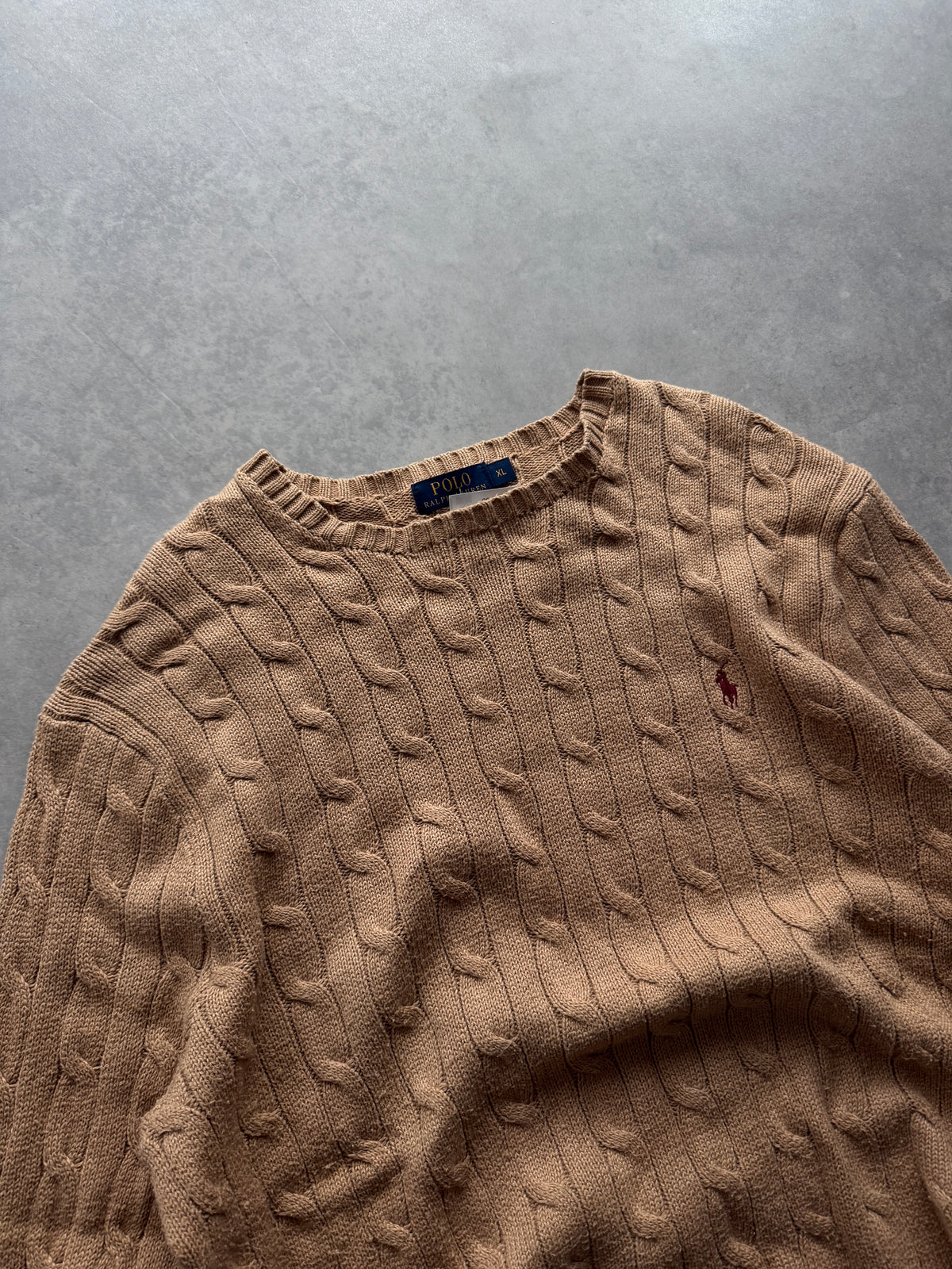 Polo by Ralph Lauren muški cable knit džemper (XL)