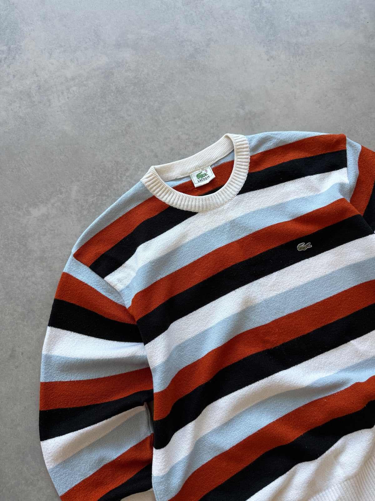 Lacoste bootleg retro muški oversized džemper (S)