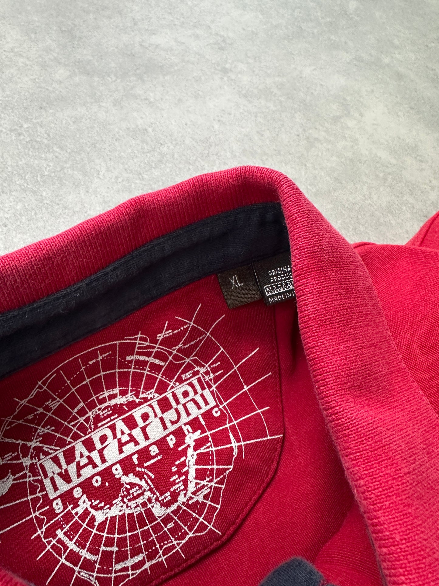 Napapijri muška crvena polo majica (M)