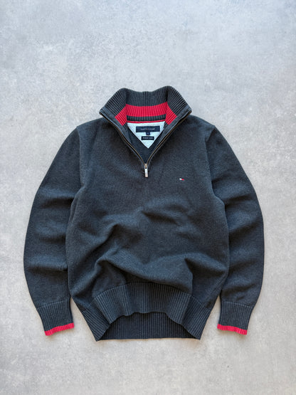 Tommy Hilfiger retro muški 1/4 zip džemper (S)