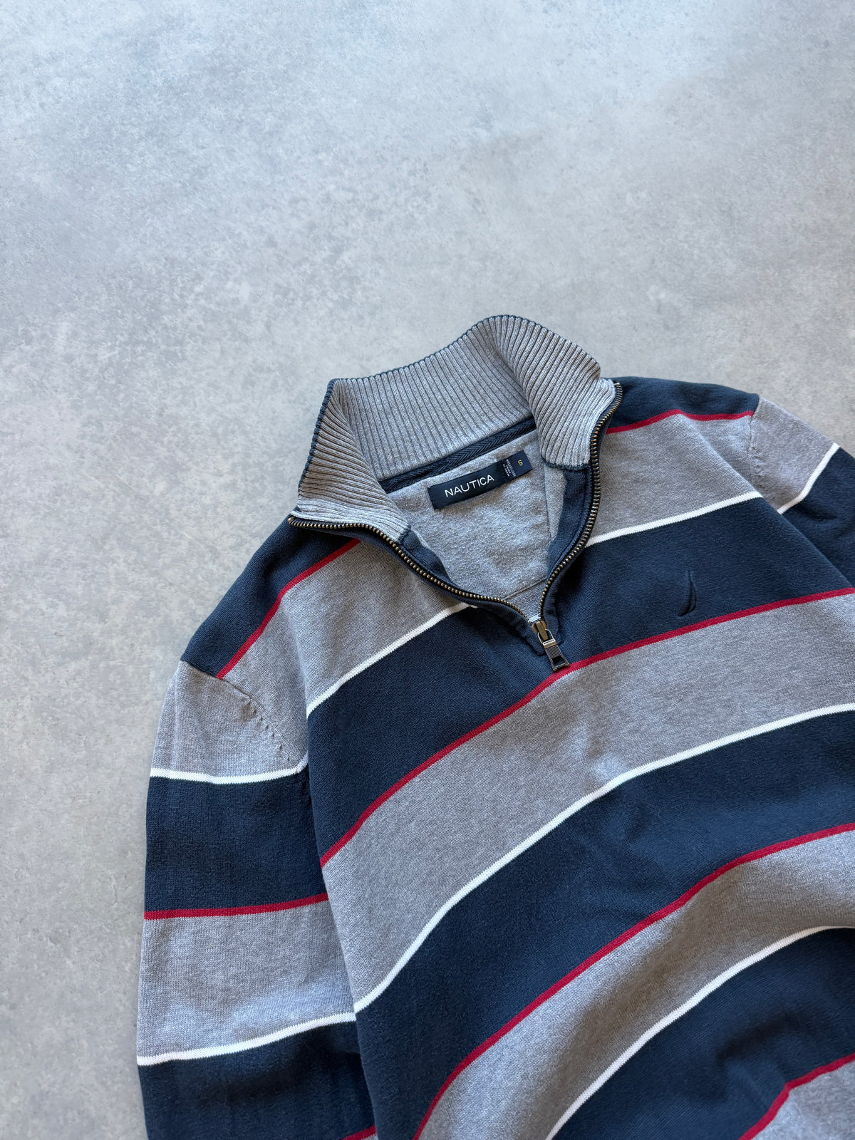 Nautica vintage muški 1/4 zip džemper (XS)