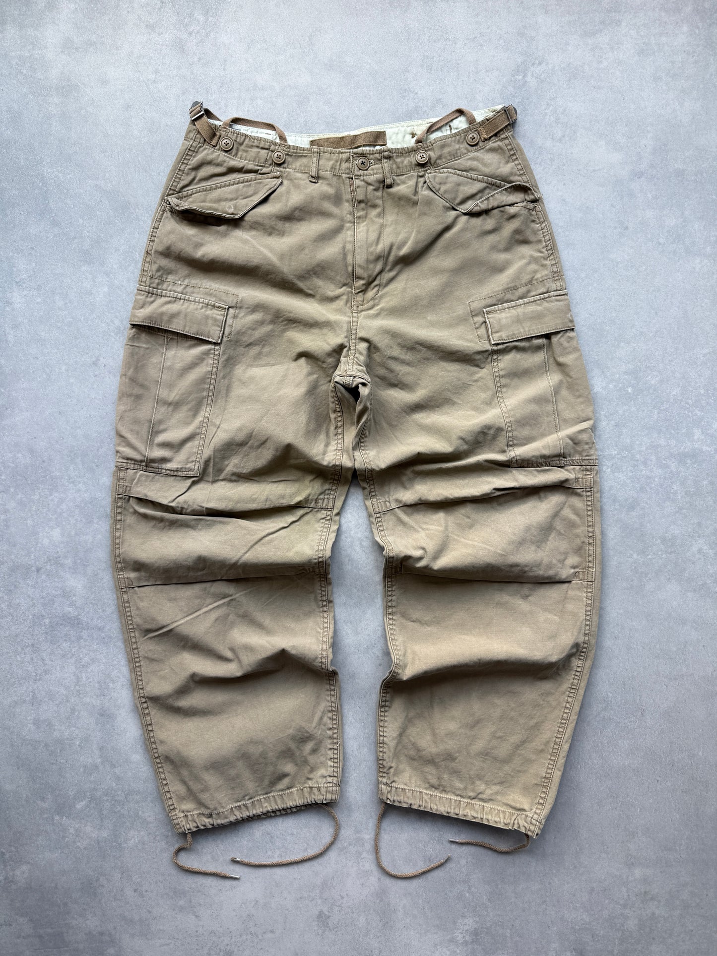 Vintage Fatiques muške baggy cargo hlace (L)