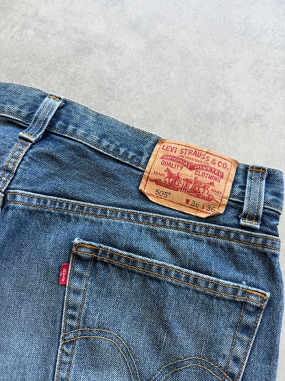Levis 505 muške relaxed fit farmerke (36x36)