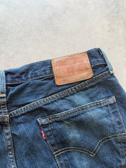 Levis 501 Premium muške plave farmerke (34x32)