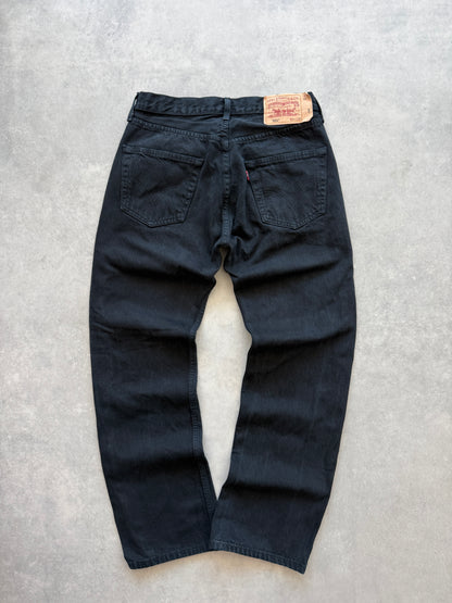 Levis 501 muške crne farmerke (31x30)