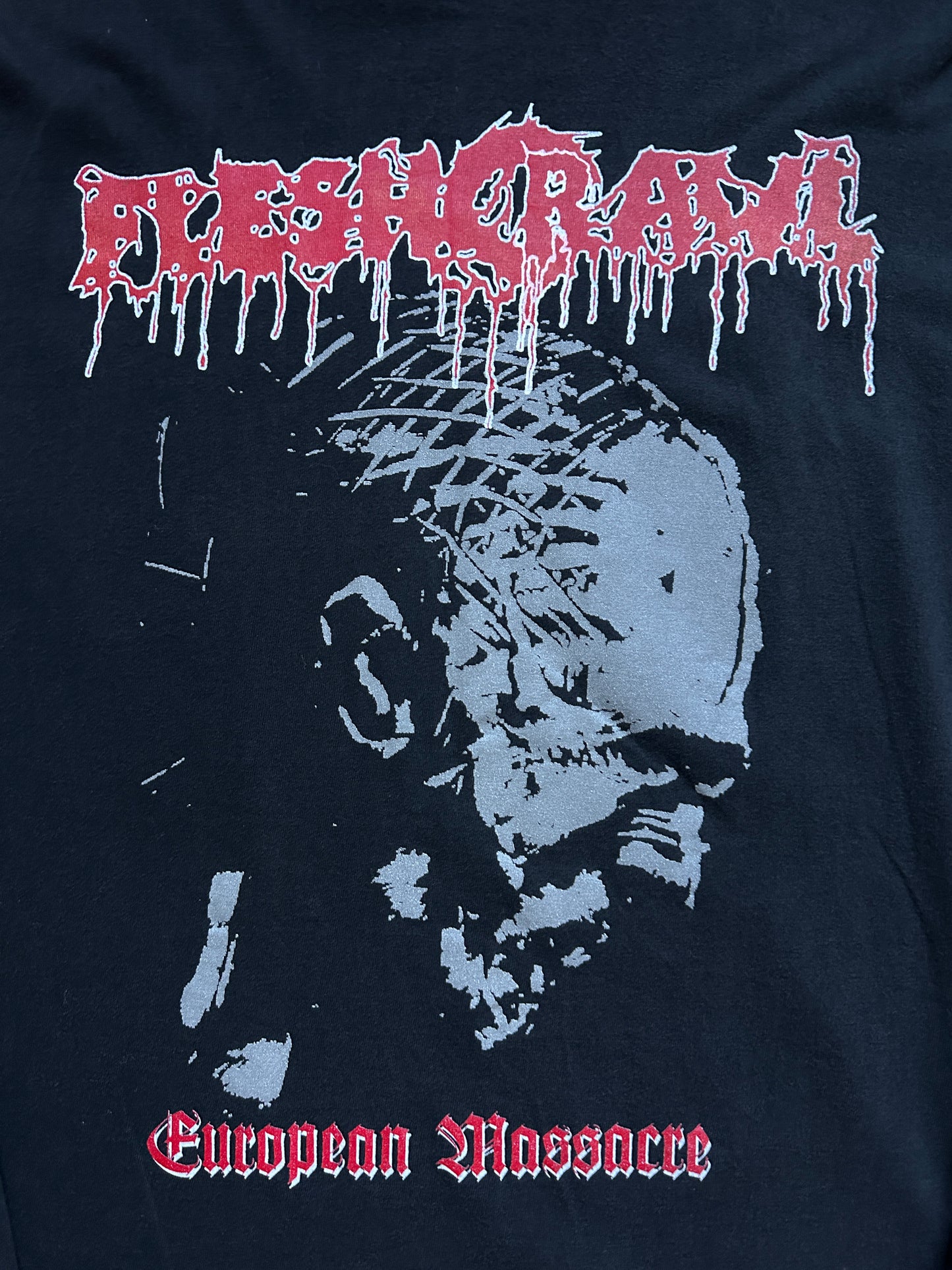 FleshCrawl European Massacre 1998 vintage muška bend majica (XL)