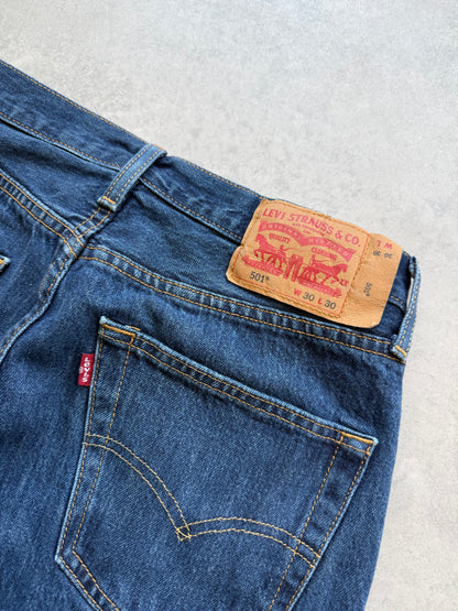 Levis 501 muške tamno plave farmerke (30x30)