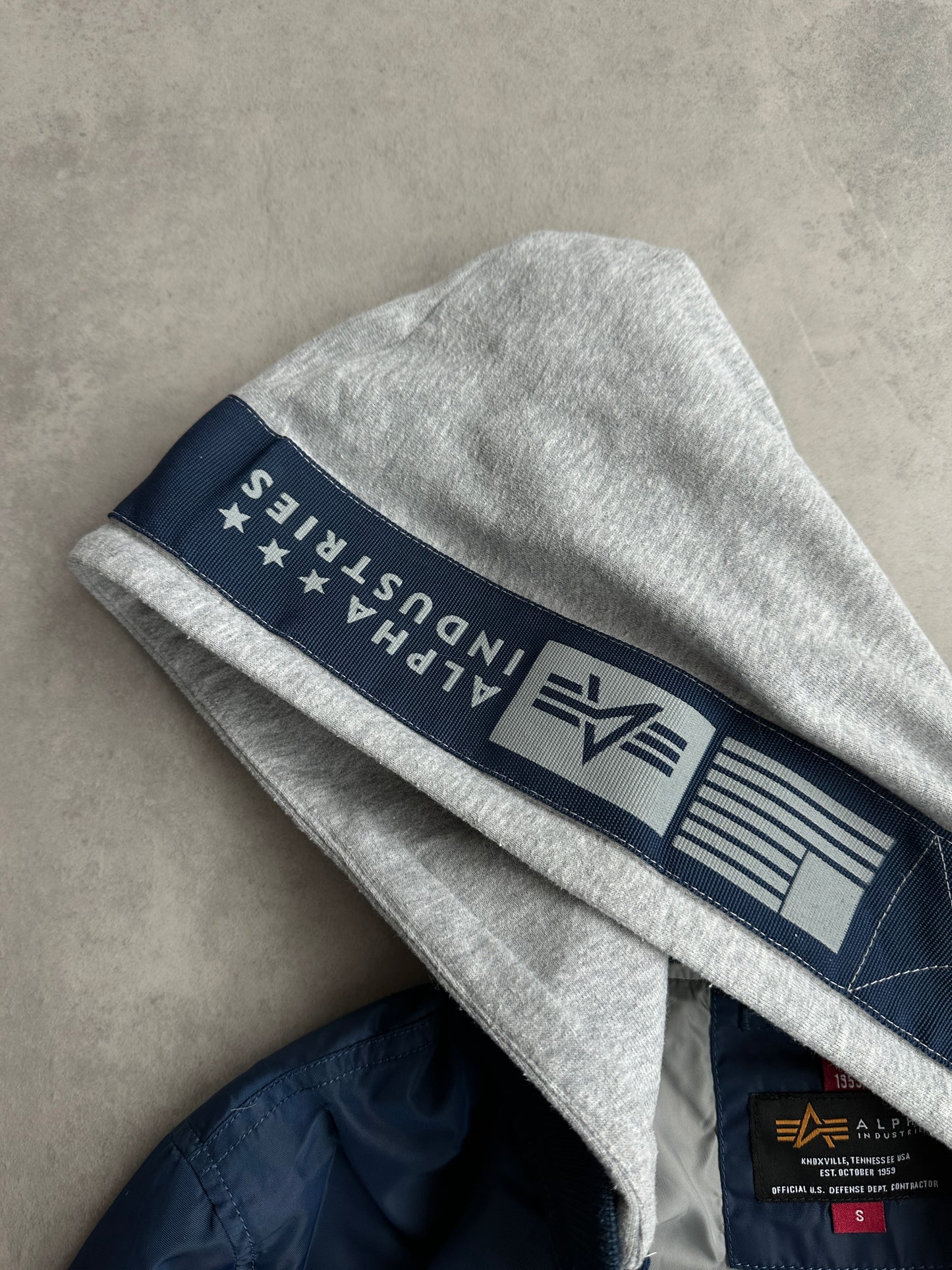 Alpha Industries muška navy plava proljetna jakna (S)