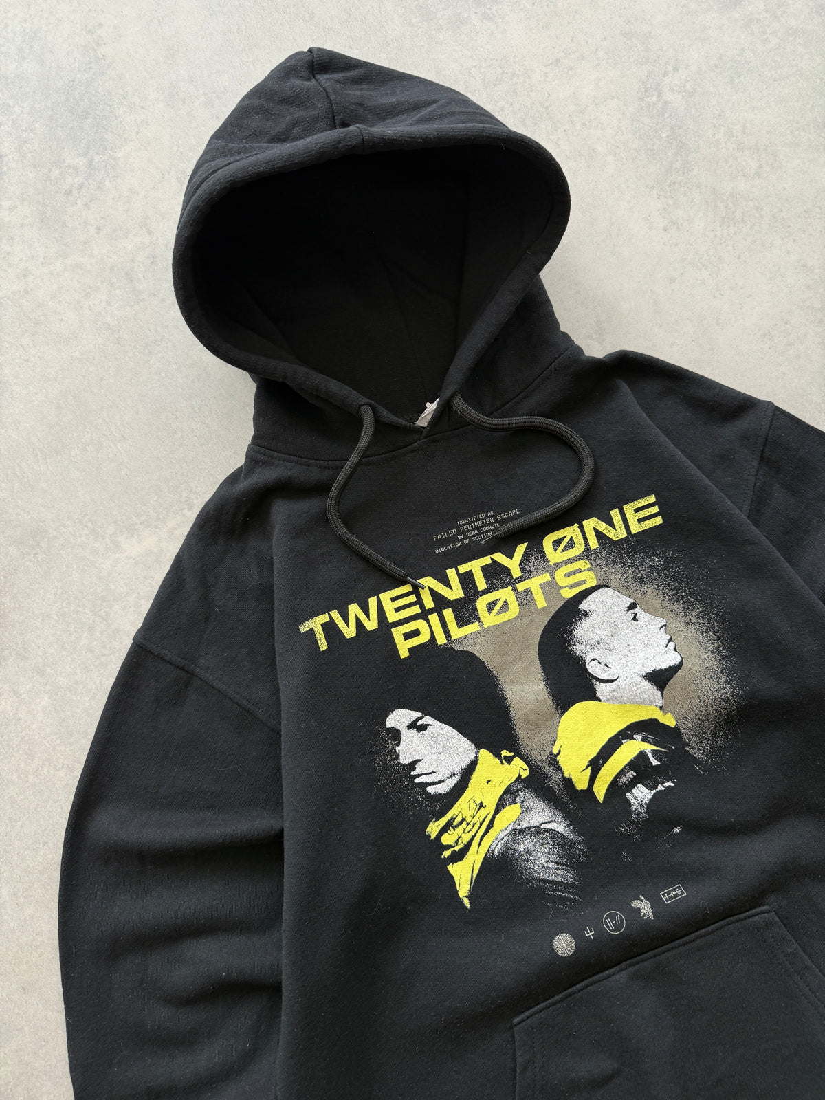Twenty One Pilots muška crna dukserica (M)