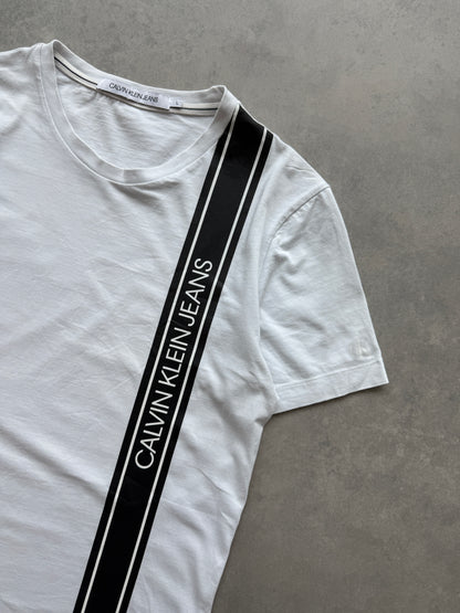 Calvin Klein Jeans muška bijela slim fit majica (L)