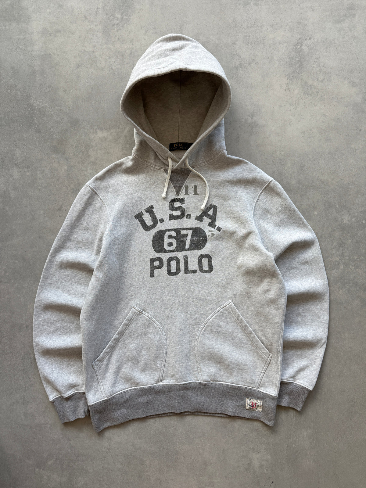 Polo by Ralph Lauren retro muška siva dukserica (M)